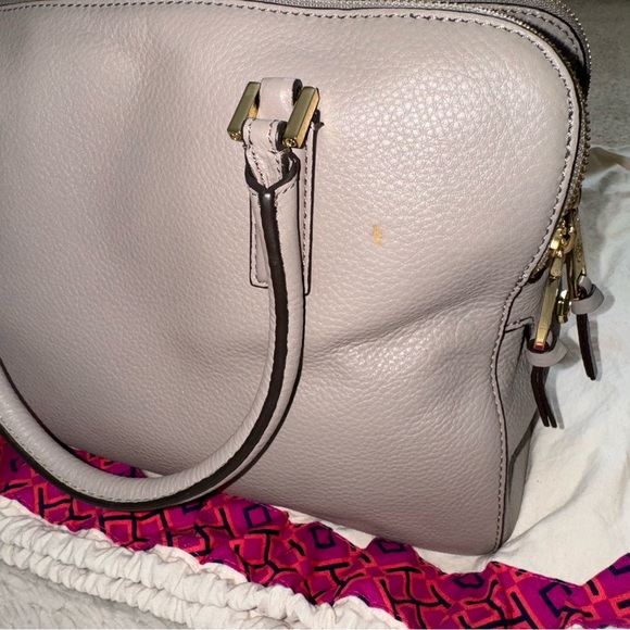 Tory Burch Triple Zip Leather Tassel Satchel - Picture 15 of 16